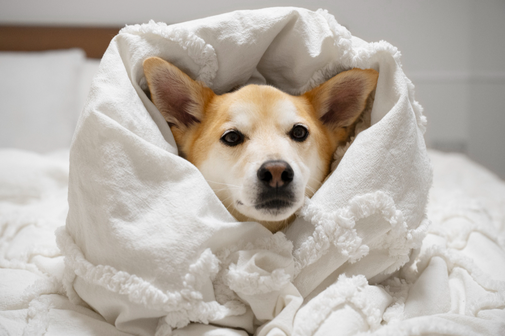 Cuidados com o cachorro no frio